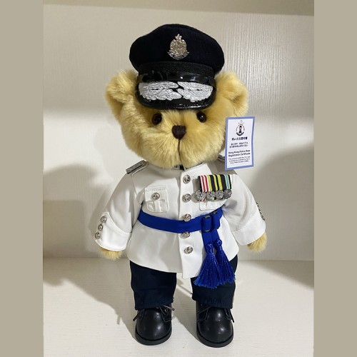 Bear 警務處處長白色禮服熊 